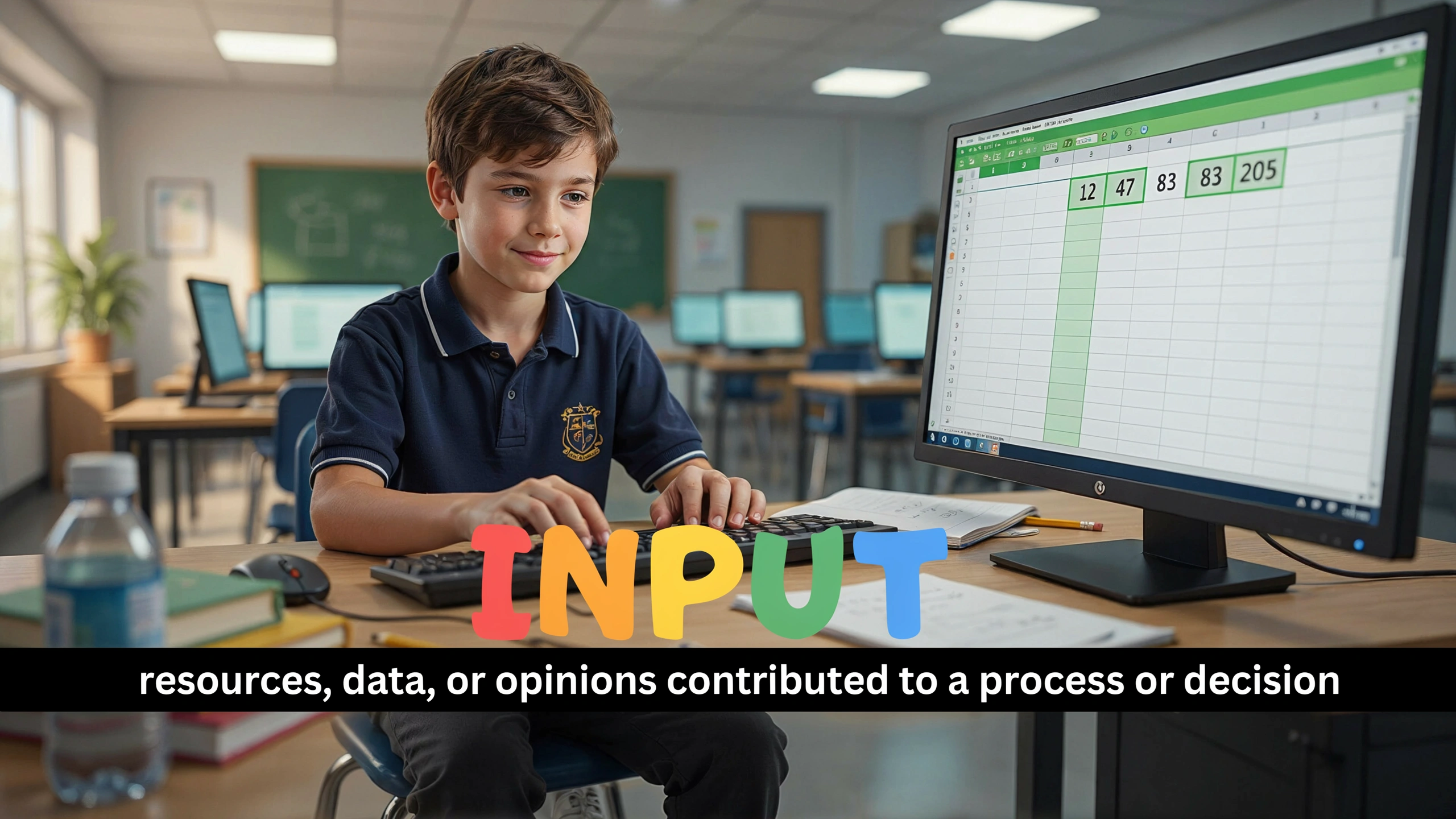 English Illustration for input